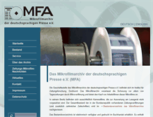 Tablet Screenshot of mfa-dortmund.de